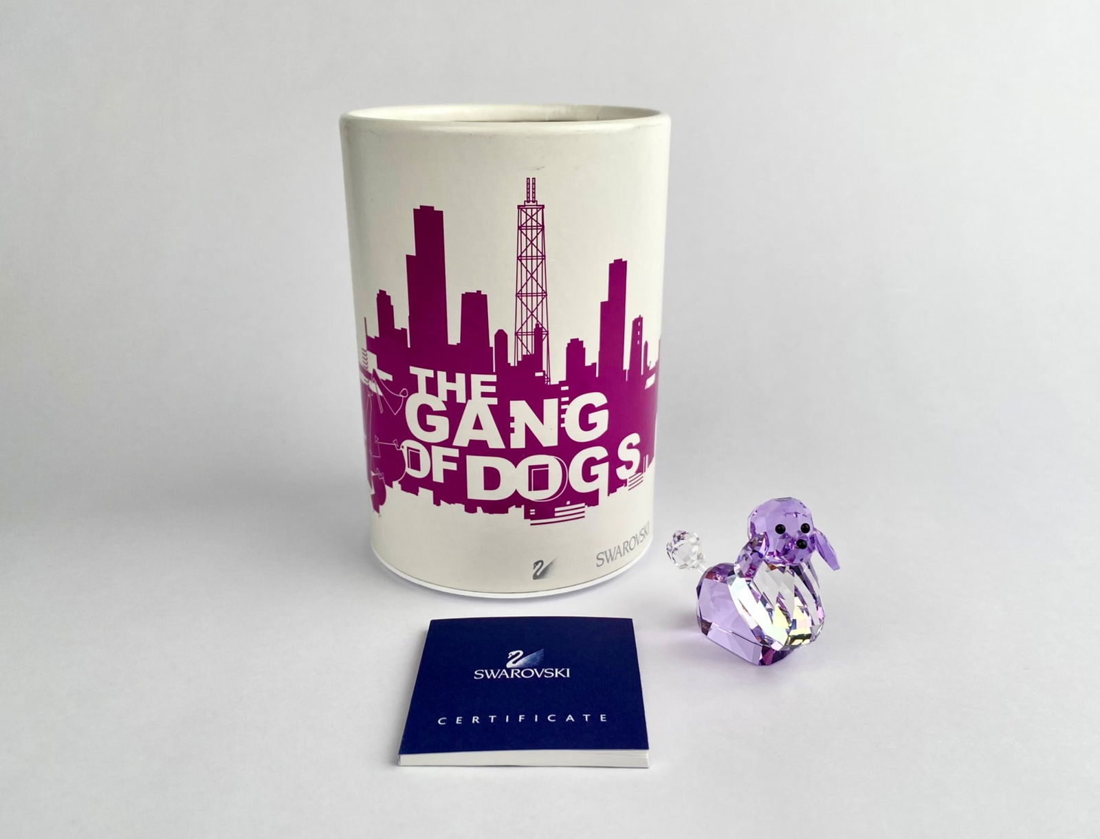 Swarovski The Gang Of Dogs ‘Violetta’ Crystal Poodle Figurine with Certificate (1 of 9)