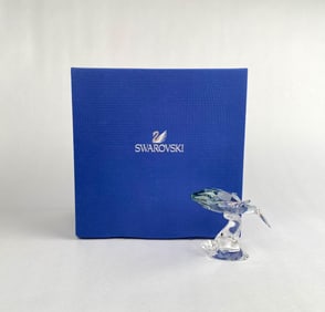 Swarovski Crystal ‘Young Whale’ Figurine with Original Box