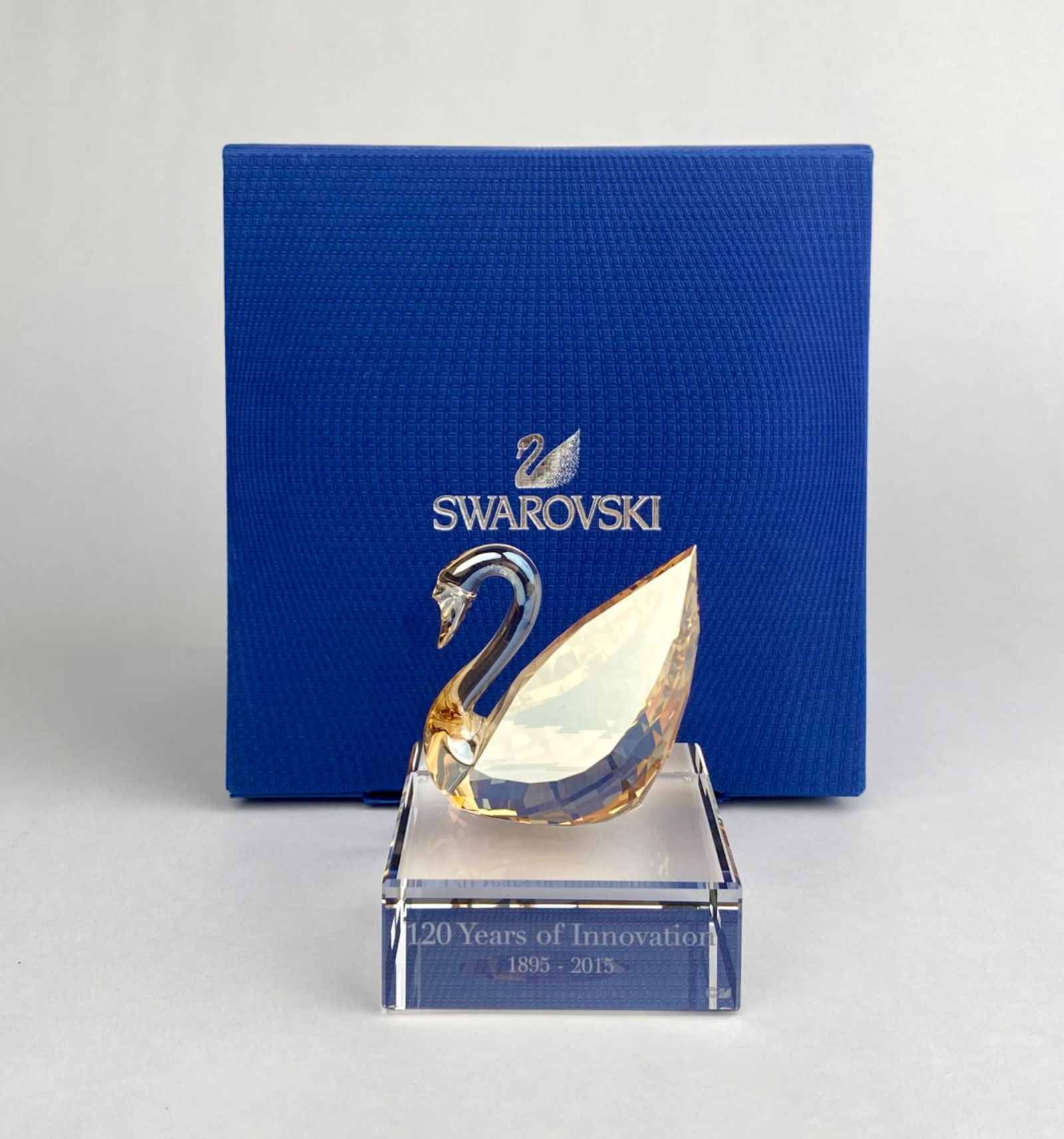 Swarovski 120 Years of Innovation Swan Figurine with Original Box (1 of 7)
