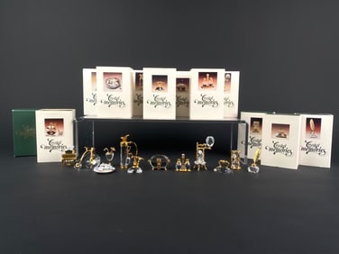 12 Piece Swarovski ‘Crystal Memories’ Miniature Collection with Original Boxes