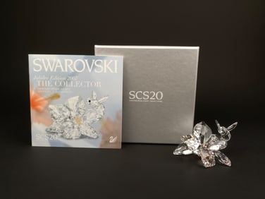 Swarovski Crystal Society Jubilee Edition 2007 ‘The Collector’ with Original Box (COA)
