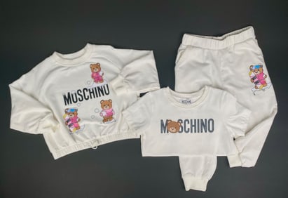 Moschino Kids Teddy Bear Snow Day Three-Piece Set