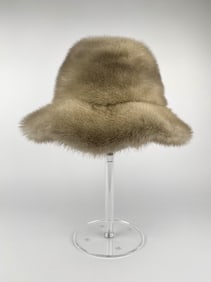 Vintage Jacobson’s Beige Mink Fur Bucket Hat