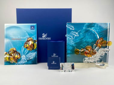 Swarovski SCS Wonders of the Sea ‘Harmony’ Crystal Display with Box & Certificate
