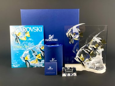 Swarovski SCS Wonders of the Sea ‘Community’ Crystal Display with Original Box and Certificate
