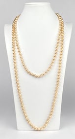 Set of 2 Nolan Miller Faux Pearl Necklaces
