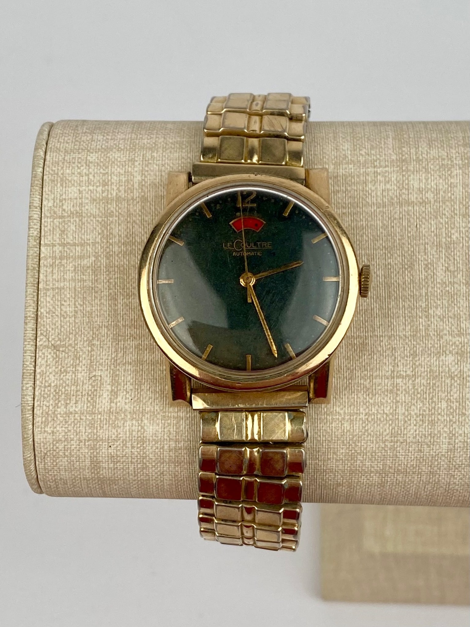 Vintage LeCoultre Power Reserve Automatic Wristwatch, 10K Gold-Filled Case (1 of 11)