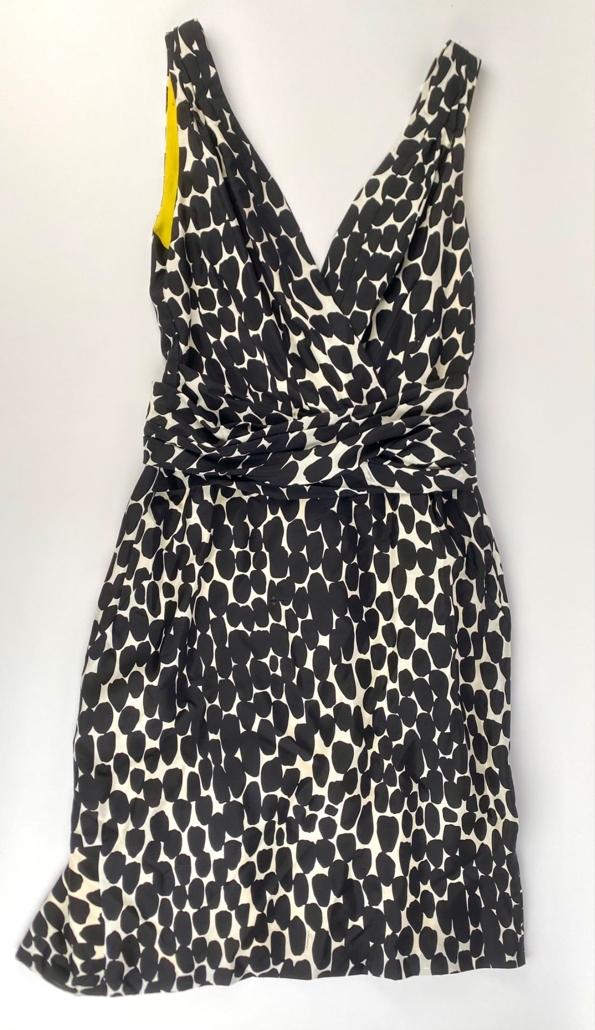 Gucci Black & White Silk Sleeveless Dress, Size 42 (1 of 11)