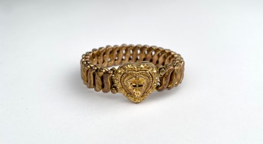 WWII Era Carmen Gold-Filled Sweetheart Expansion Bracelet
