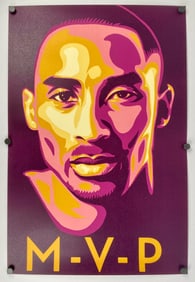 Shepard Fairey “M.V.P. (Kobe Bryant)" Limited Edition Lithograph, 2007 (COA)