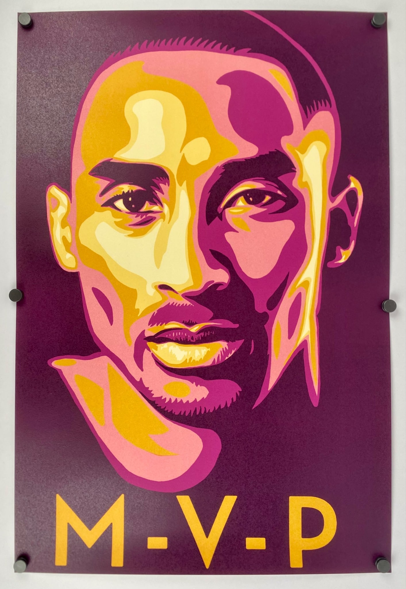 Shepard Fairey “M.V.P. (Kobe Bryant)" Limited Edition Lithograph, 2007 (COA) (1 of 5)