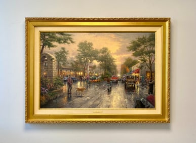 Thomas Kinkade, ‘Carmel, Sunset on Ocean Avenue’, 2004, E/P 208/680, COA