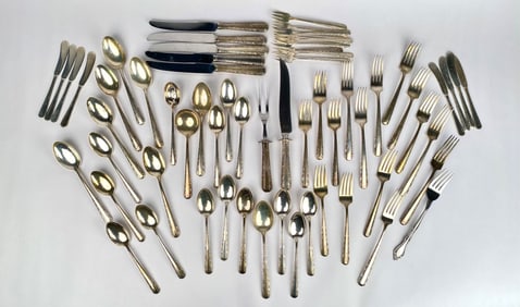 Towle Sterling Silver Flatware Set, Constellation Pattern, c. 1934