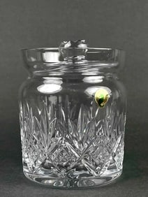 Waterford Crystal “Lismore?? Cut Glass Lidded Jar