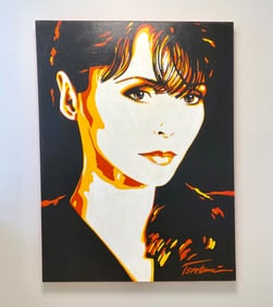 Tsvetana Yvanova Signed Acrylic Painting on Canvas, 2010