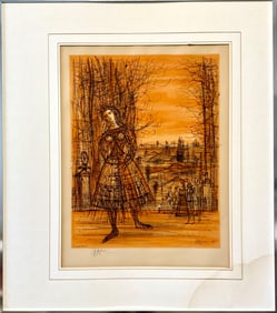 Jean Carzou, Giselle, 1965, Hand-Signed Color Lithograph