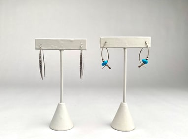 Two Pairs of Sterling Silver Earrings