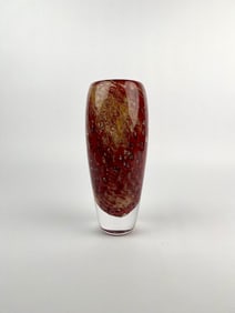 Mark J. Sudduth Signed Studio Art Glass Vase