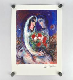 Marc Chagall, ‘The Marriage’, Limited Edition Facsomile, 142/375