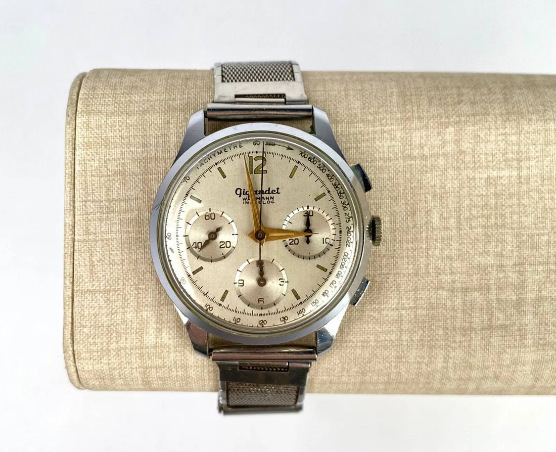 Vintage Gigandet Chronograph Stainless Steel Wristwatch (1 of 8)