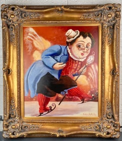 Framed Signed Oil Painting by Alexander Kanchik