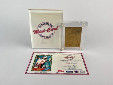 Jerry Rice 1986 Topps Bronze Mint-Card with COA