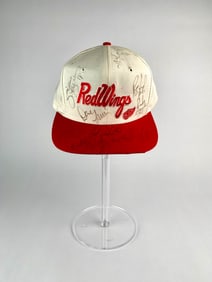 Detroit Red Wings Team-Signed Cap Featuring Yzerman & Lidstrom