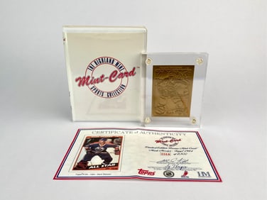 Mark Messier 1984 Topps All Star Bronze Mint Card (COA)