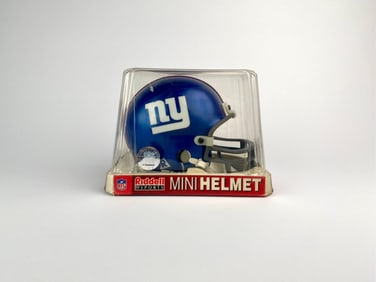Riddell Mini Helmet for New York Giants Signed by Jesse Palmer