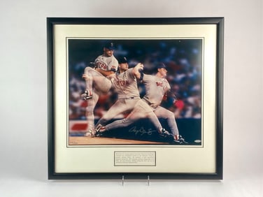 Roger Clemens Signed Limited Edition Boston Red Sox Framed Photo