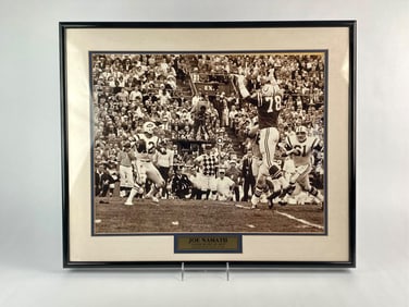 Joe Namath Limited Edition Super Bowl III Framed Photograph