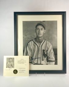 Ted Williams “The Kid?? Autographed Limited Edition Photograph (COA)