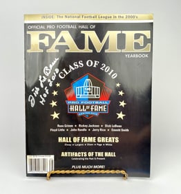 Official Pro Football Hall of Fame Yearbook Signed by Dick LeBeau