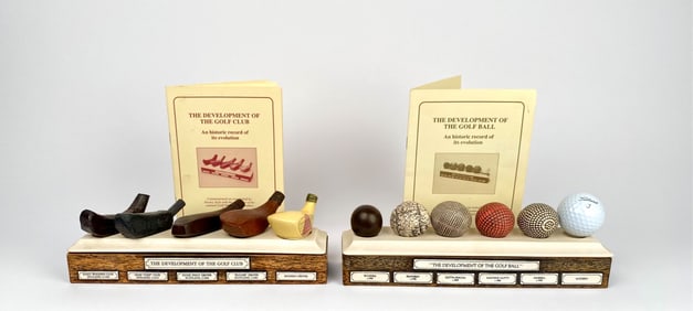 Golf History Displays: The Development of the Golf Club and Ball with Booklets