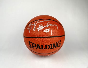 Spalding NBA Basketball Signed by Anfernee (Penny) Hardaway
