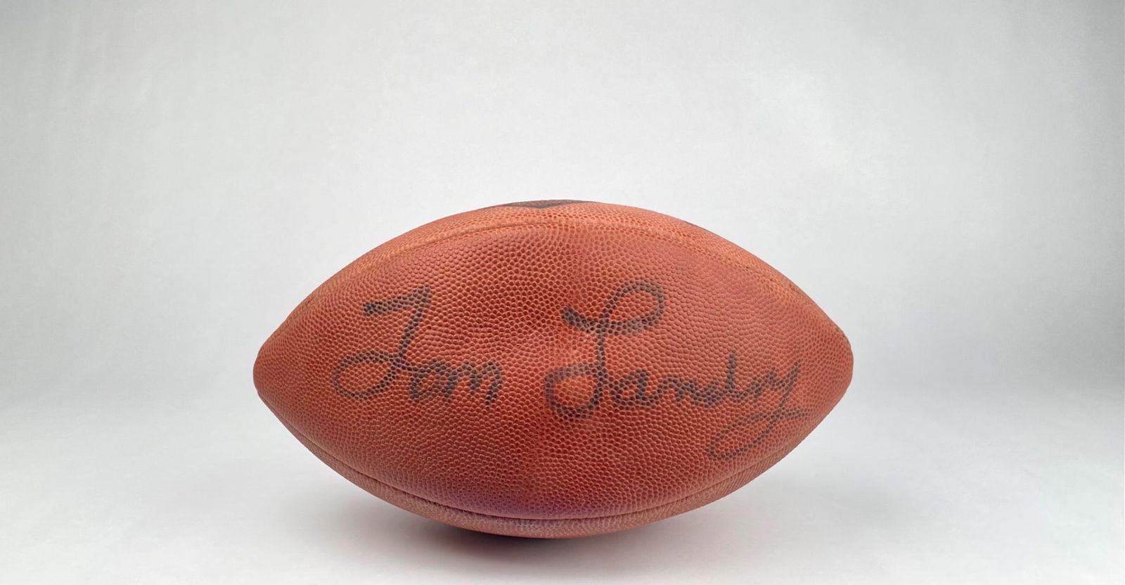 Wilson Official NFL Football Signed by Tom Landry (1 of 5)