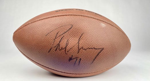 Wilson Pro Football with Phil Simms Autograph