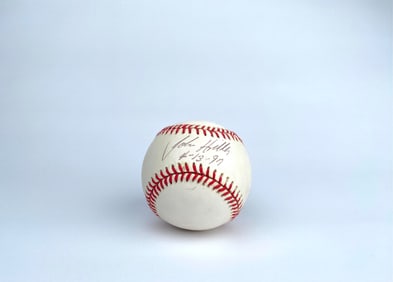 Official American League Baseball Signed by John Hiller (Dated 1997)