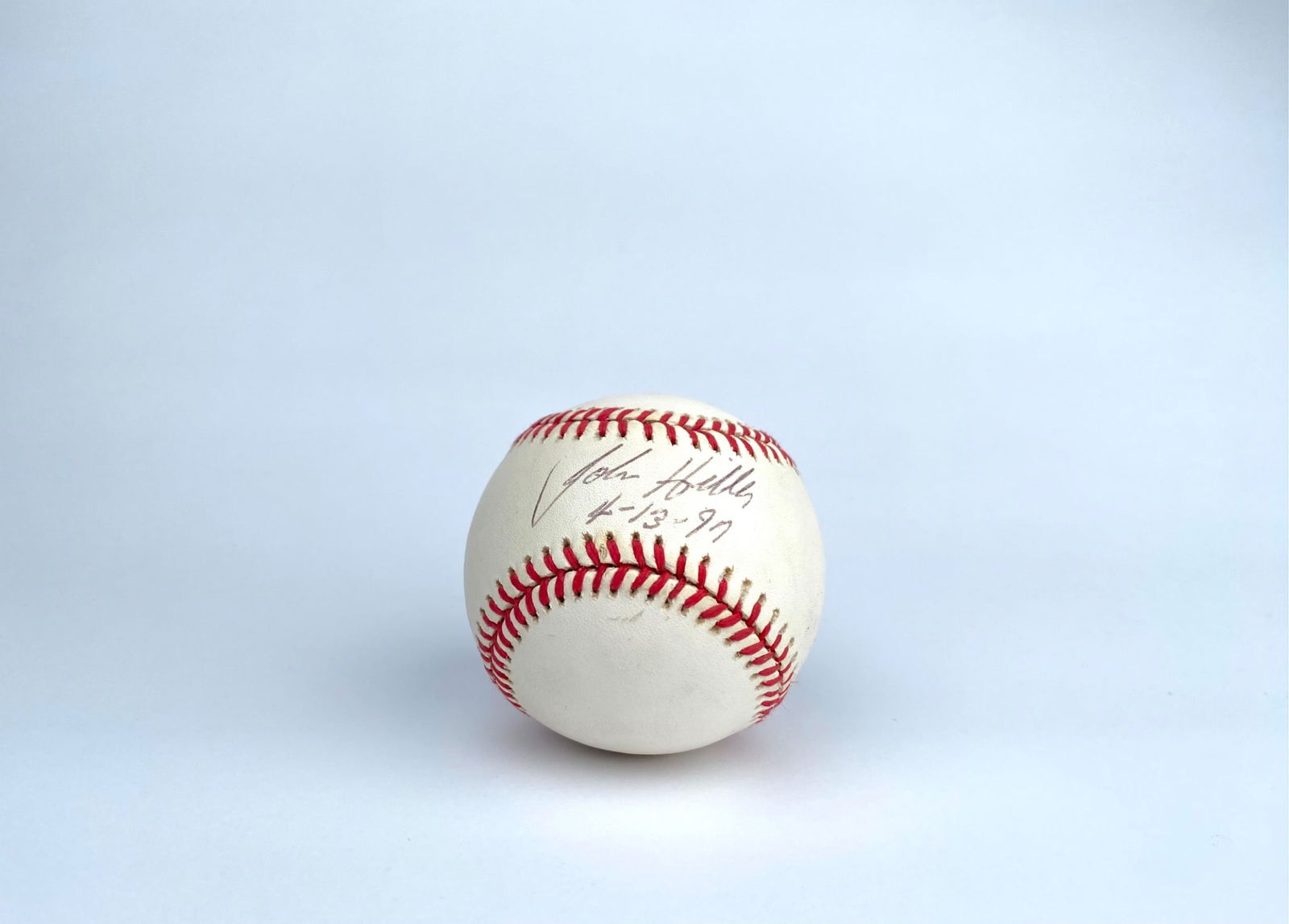 Official American League Baseball Signed by John Hiller (Dated 1997) (1 of 6)