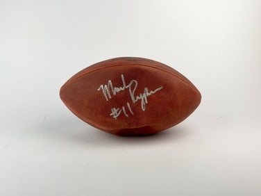 Mark Rypien Signed Super Bowl XXVI Football