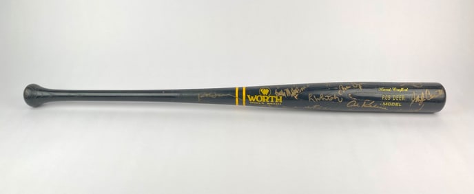 1991 Detroit Tigers Team-Signed Rob Deer Model Worth Bat