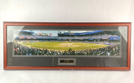 Framed Panorama of the Final Game at Detroit Tigers Tiger Stadium, 1999