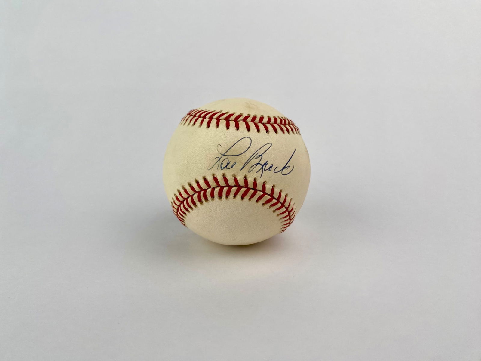 Lou Brock Signed National League Baseball (1 of 7)