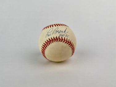 Lou Brock Signed National League Baseball with “HOF 85?? Inscription