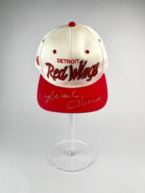 Detroit Red Wings Baseball Cap Signed by Mark Howe