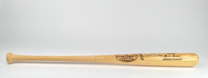 Ernie Banks Signed Louisville Slugger Baseball Bat