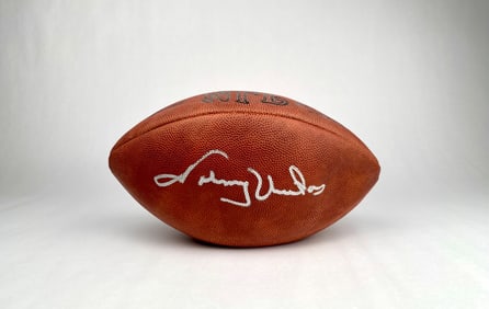 Wilson NFL Football Signed by Johnny Unitas