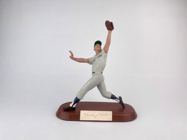 Mickey Mantle Signed Limited Edition Salvino Figurine