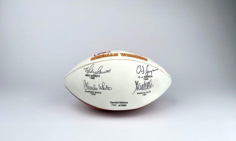 Baden USC Heisman Winners Special Edition Autographed Football