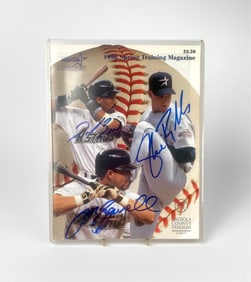 Houston Astros 1996 Spring Training Magazine with Autographs